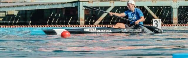 Нарвитянка Елизавета Федорова дебютировала на взрослом чемпионате мира по гребле на байдарках и каноэ