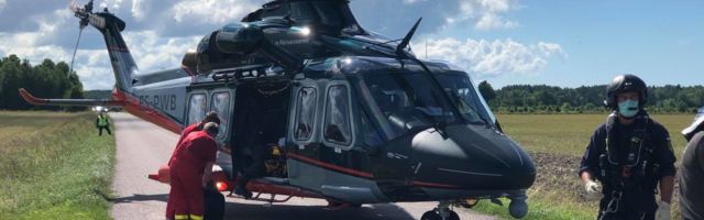 Пострадавшего в ДТП водителя пришлось доставлять в больницу вертолетом