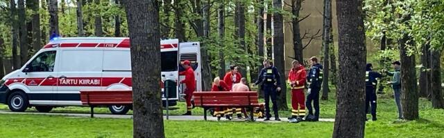 Полиция задержала мужчину, который весной в Тарту напал на другого человека с мечом