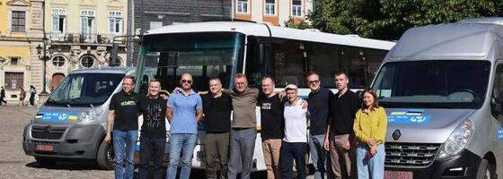Подаренные жителями Тарту автобусы прибыли во Львов