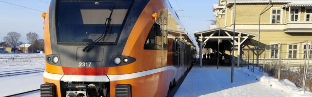 Новое расписание поездов на ж/д линии Валга-Тарту ухудшили доступность