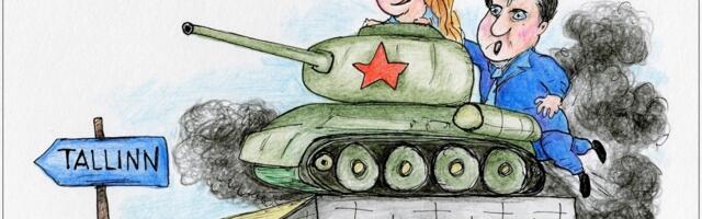 КАРИКАТУРА ⟩ На танке навстречу выборам