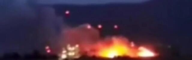 ВИДЕО | В Крыму загорелся склад боеприпасов, четыре поселка эвакуированы