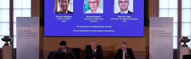 Нобелевская премия по химии вручена ученым Сусуме Китагаве, Ричарду Робсону и Омару Яги