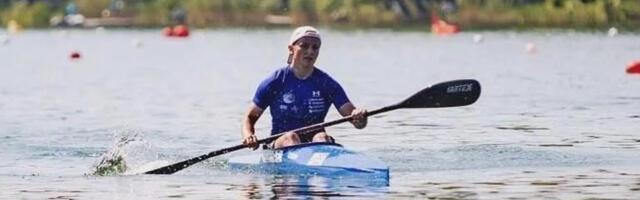 Нарвитянка завоевала серебряную медаль на молодежном чемпионате Европы по гребле