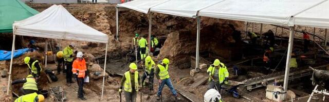 В Тарту во время археологических раскопок были обнаружены фрагменты двух церквей