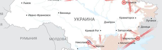 КАРТА | Война в Украине по состоянию на 17 марта: остановившиеся российские войска продолжают обстрел городов
