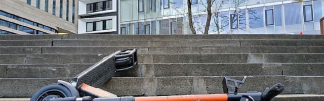 С начала апреля в Нарве произошло два инцидента с водителями самокатов