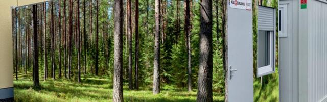 На пляже Пирита появятся необычные туалеты, сливающиеся с сосновым лесом