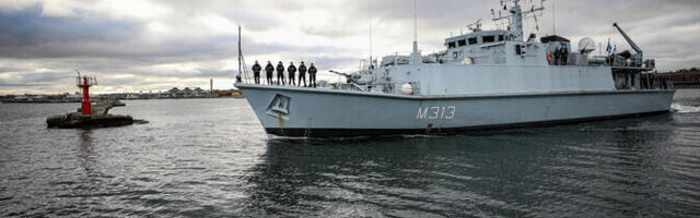 Тральщик ВМС Эстонии получил повреждения из-за ледовой обстановки