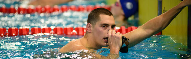 Пловец Ральф Трибунцов обновил рекорд Эстонии на дистанции 50 метров на спине