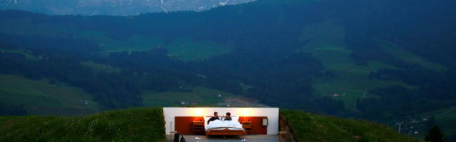 ФОТО | В Швейцарии заработал отель под открытым небом