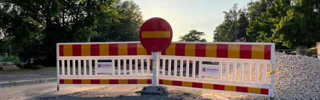 С 5 мая перекрёсток бульвара Тамме и улицы Тихасе будет перекрыт