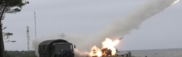 На Сааремаа произведены первые выстрелы из прибывших весной в Эстонию HIMARS