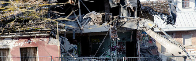 ФОТО: в Тарту на месте заброшенных зданий на Тоомемяги появятся три жилых дома