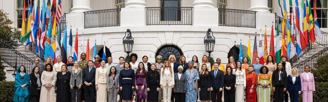 ФОТО: Сирье Карис на мероприятии Мелании Трамп в Вашингтоне