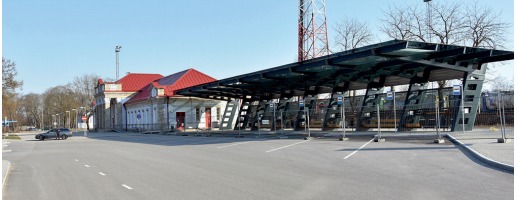 В Нарве построен современный  автобусно-железнодорожный терминал