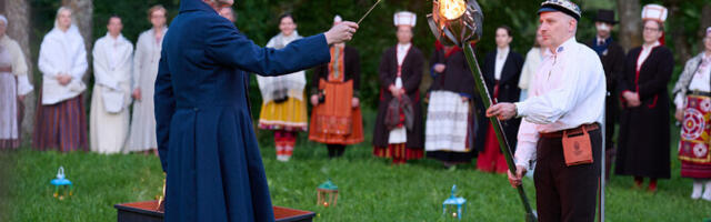 ФОТО: в Тартумаа зажгли огонь Певческого праздника