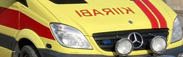 Мужчина учинил в Кохтла-Ярве, в черте города цепную аварию