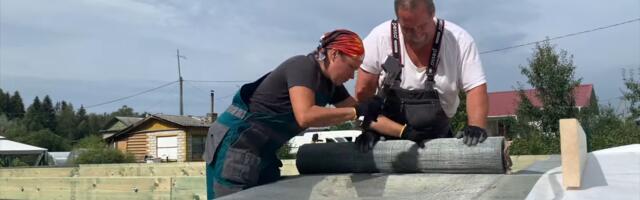 Нарвитянин «с нуля» сумел построить на своем дачном участке современный жилой дом.  Он учился по роликам на Youtube