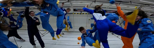 Школьники и студенты из Эстонии испытали состояние невесомости