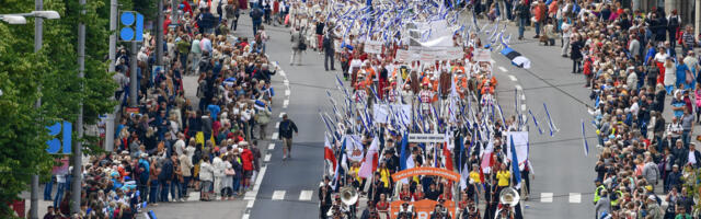 Эстонский военный оркестр возглавит шествие Праздника песни и танца