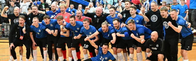 Сборная Эстонии по футзалу выиграла у Греции и обеспечила себе выход в следующий этап