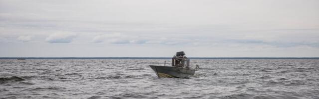 В Чудском озере на стороне России разбился и разлетелся на куски дрон 