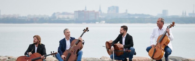 Сегодня вечером на берегу пруда в Ыйсмяэ выступит квартет виолончелистов C-Jam