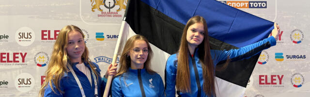 Юные стрелки из Нарвы выступили на чемпионате Европы в Бургасе