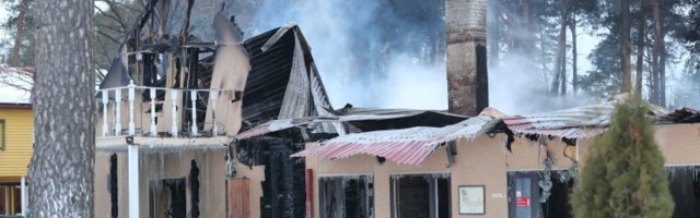 Спасательный департамент — о пожаре в доме попечения: ранее там были нарушения пожаробезопасности, но они были ликвидированы