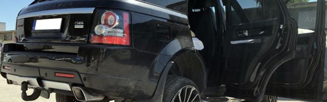 Полиция отбила у воров украденный Range Rover в результате спецоперации