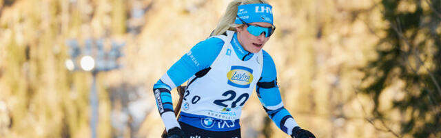 Финальные гонки преследования: все эстонские биатлонисты заработали очки