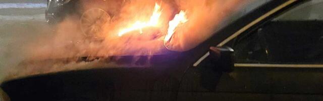 Три пожара за вечер: в Кохтла-Ярве горело промышленное здание, в Нарве – автомобиль и полотенце на плите