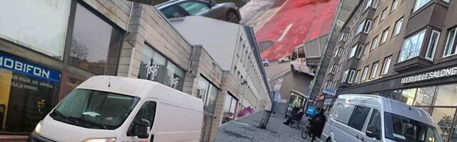 Запрет на парковку на тротуарах затрудняет работу многих компаний