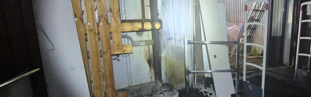 ФОТО | В Таллинне горел магазин Realiseerimiskeskus