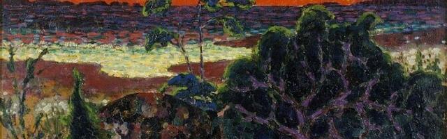 В одном ряду с мировыми шедеврами: картины Конрада Мяги представлены на выставке в Бельгии