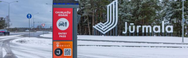 Плата за въезд в Юрмалу увеличена с трех до пяти евро