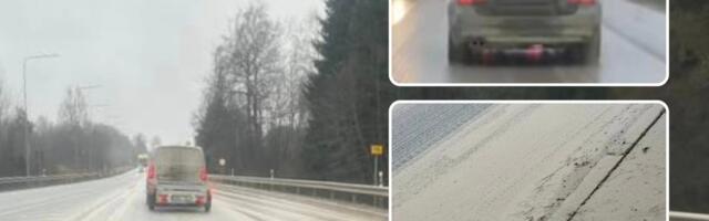 „Опасно скользкое поле глины!“ Эстонские водители негодуют из-за ситуации на дорогах: виноваты перевозки для Rail Baltic