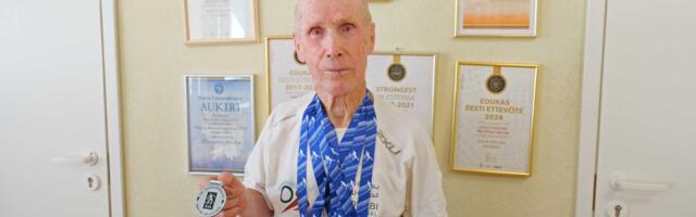 Нарвский ветеран спорта завоевал на ЧЭ по легкой атлетике четыре медали