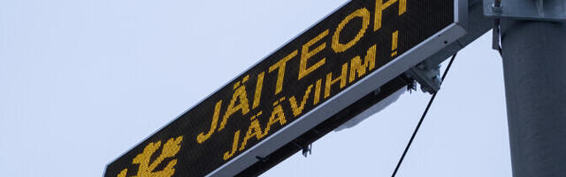 Транспортный департамент предупредил о ледяном дожде и опасности гололеда в Северной Эстонии