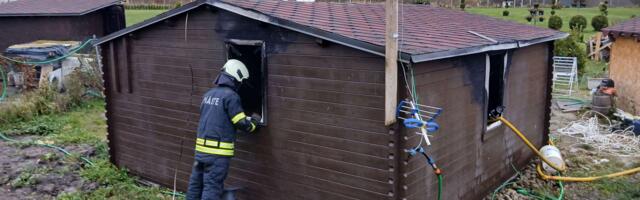 В Нарва-Йыэсуу сгорела дача