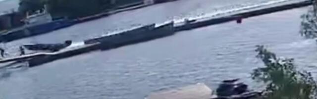 ВИДЕО | В Нарве люди могли серьезно пострадать из-за „Крыма“, который сблизился с Россией