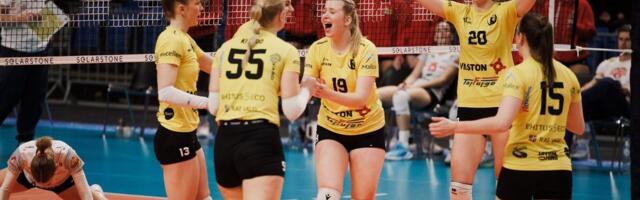 ПРЯМОЙ ЭФИР НА DELFI | Команда „Раэ“ сыграет за бронзу женской Балтийская волейбольная лига против латвийского клуба