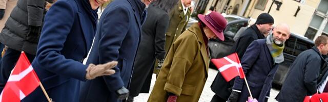 Короля и королеву Дании в Таллинне могли поприветствовать все желающие