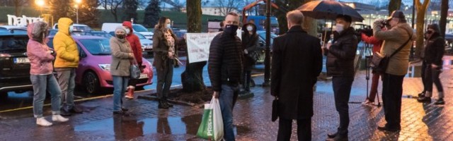 Организатор пикета в Нарве в поддержку Евграфова: большого ажиотажа никто не ожидал