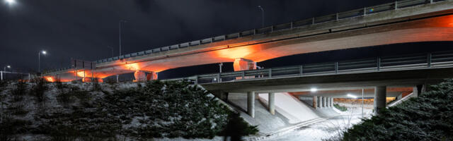 Тарту подсветит мосты в оранжевый цвет в День борьбы с насилием в отношении женщин