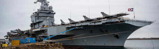 Швеция перехватила российский дрон, который приблизился к французскому авианосцу