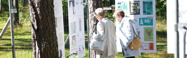 ФОТО: в парке Вабадузе открылась выставка карикатур и шаржей