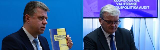 ФОТО И ВИДЕО | Isamaa опубликовала аудит с критикой правительства. Рейнсалу: было бы реалистично составить отрицательный бюджет